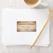 Oude  typografie stijl adresetiketten etiket (Insitu)