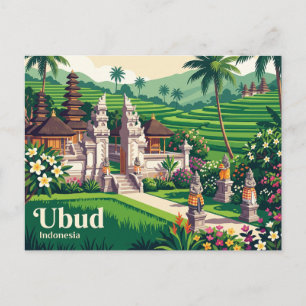 Oude Ubud Bali Indonesië Briefkaart