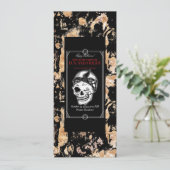 Oude uitnodiging voor Halloween - Verkleedfeest (Staand voorkant)