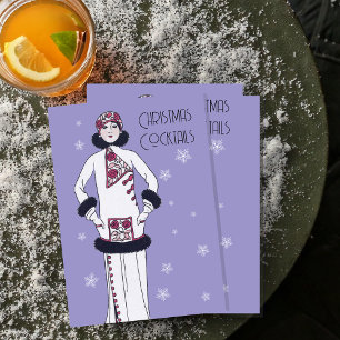 Oude uitnodiging voor Sneeuwkoningin-feestje