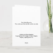 Oude vaderdag kaart (Achterkant)