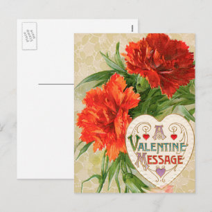 Oude Valentijnsboodschap, Anjers Feestdagenkaart