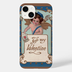 Oude Valentijnsdag, cherubijn met liefdesbrieven Case-Mate iPhone 14 Hoesje