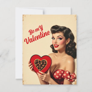 Oude Valentijnsdag Feestdagenkaart