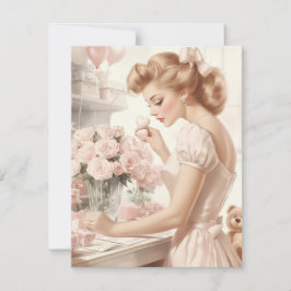 Oude Valentijnsdagkaart - Timeless Love Feestdagenkaart