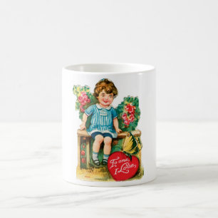 Oude Valentijnskaart Koffiemok