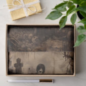 Oude vampierfoto decoupage  tissuepapier (Geschenk)