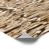 Oude Venetië Rialto Bridge Gondola Etching Poster (Hoek)