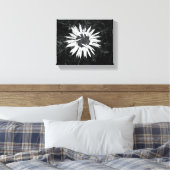 Oude ventilator canvas afdruk (Insitu (Slaapkamer))