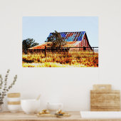 Oude vergeten Poster van de Kunst van het Land van (Keuken)