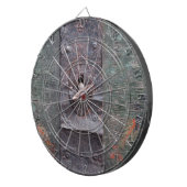 Oude vergrendeling met sleutel dartbord (Voorkant Rechts)