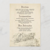 Oude Verhaal Boek Trouwdetails - Informatie Informatiekaartje (Voorkant)