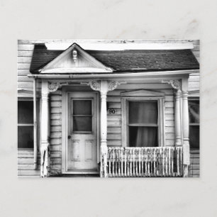 Oude verlaten huis nummer 90 BW Briefkaart