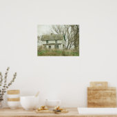 Oude verlaten huis poster (Keuken)