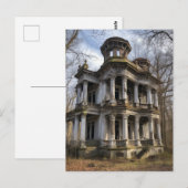 Oude verlaten landhuis briefkaart (Voorkant / Achterkant)