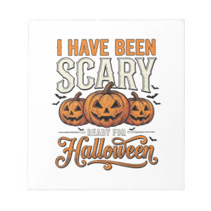Oude Verschrikkelijke Halloween Pompoen Shirt Ontw Notitieblok