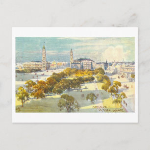 Oude Victoria Square, Adelaide, Australië Briefkaart