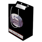 Oude Victoriaans kamer met kerstmis Medium Cadeauzakje (Achterkant Gekanteld)