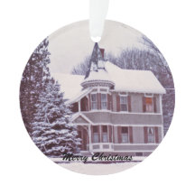 Oude Victoriaans kamer met kerstmis