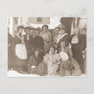 Oude Victoriaans vrouw Era Briefkaart