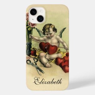 Oude victoriaanse engel naaister valentijnsdag Case-Mate iPhone 14 plus hoesje