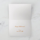 Oude Victoriaanse mooie meisje met pompoen op maat Feestdagen Kaart (Binnen)