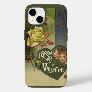 Oude victoriaanse Valentijnsdag, Meisjes en Rozen Case-Mate iPhone 14 Hoesje