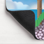 Oude videogamepalmen. muismat (Hoek)