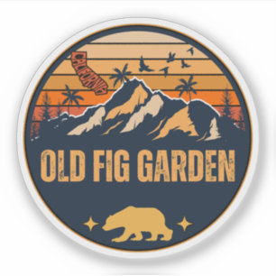 Oude Vijgenboomgaard, Californië Sticker