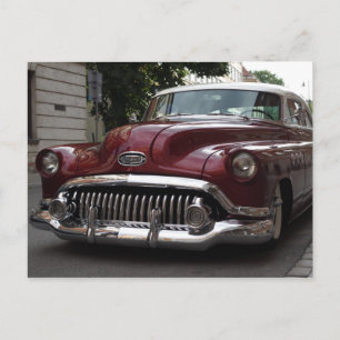 Oude vintage auto - briefkaart