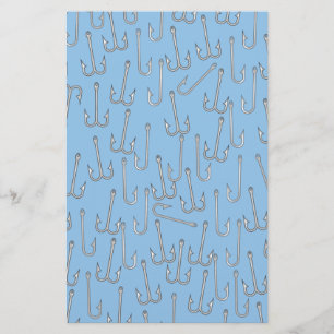 Oude vishaken briefpapier