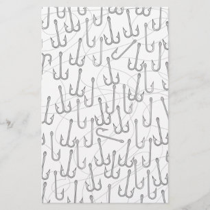 Oude vishaken briefpapier