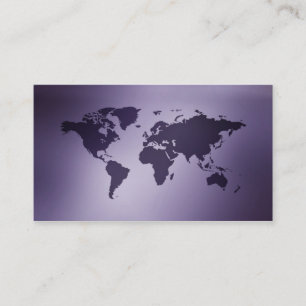 Oude Visitekaartjes van de Kaart van het Wereldbol
