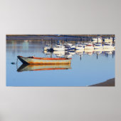 Oude Vissende boot Poster (Voorkant)