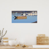 Oude Vissende boot Poster (Keuken)