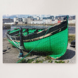 Oude Vissersboot Galway Ierland. Legpuzzel
