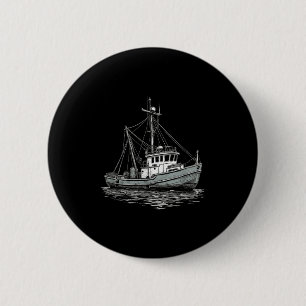 Oude Vissersboot – Maritiem En Nautilus Ronde Button 5,7 Cm