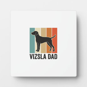 Oude Vizsla Vader Hond Liefhebber Shirt Ontwerp_1 Fotoplaat
