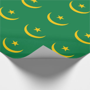 Oude vlag van Mauritanië Cadeaupapier