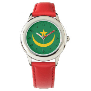 Oude vlag van Mauritanië Horloge