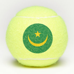 Oude vlag van Mauritanië Tennisballen