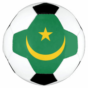 Oude vlag van Mauritanië Voetbal