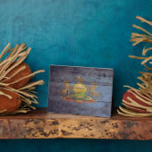 Oude vlag van Pennsylvania; Fotoplaat (Zijkant)