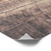 Oude vlag van Singapore Poster (Hoek)