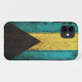 Oude vlag van Wooden Bahamas Case-Mate iPhone Case (Achterkant (horizontaal))