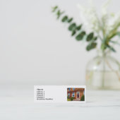 Oude Vlaggenhuis Mini Visitekaartje (Staand voorkant)