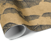 Oude vleermuizenpatroon cadeaupapier (Rol Hoek)