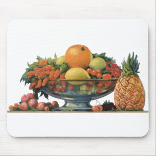 Oude voeding, Gevarieerd fruit in een kom Muismat