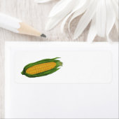 Oude voedingsgroenten; Gele maïskolf Etiket (Insitu)