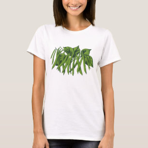 Oude Voedsel, Biologische Groene Bonen Groenten T-shirt